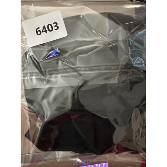 Catalina Womens Black Swim Bikini Top Size Small Solid Tie Neck and back - Picture 7 of 8